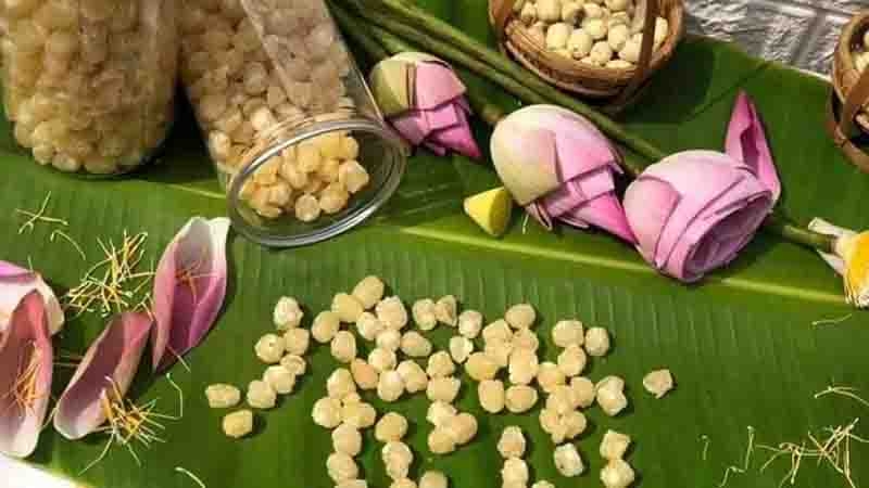 Hanoi specialty for Tet: candied lotus seed